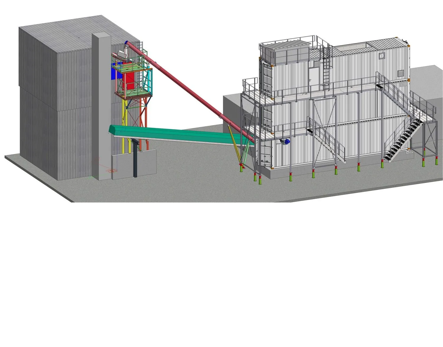 3D-Planung der Anlage TRAPO Erdberg von HP Industries